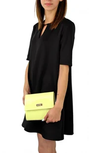 PolskaGalanteria.pl Elegancka Torebka/Kopertówka Torebka Wizytowa PolskaGalanteria WZÓR 1 BL RÓŻOWY KRÓTKA - Torebki damskie - miniaturka - grafika 2