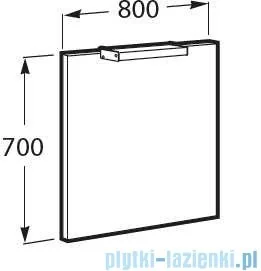 Roca Victoria-N Family lustro 80x70cm A812333406 - Lustra - miniaturka - grafika 2