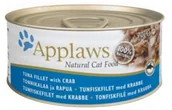 Mokra karma dla kotów - Applaws Cat Tin Tuna with Crab 12x(6x70g) mokra karma dla kotów Tuńczyk i krab - miniaturka - grafika 1