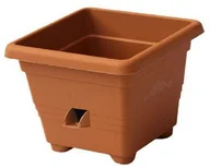 Donice - Plastia Bergamot Donica samonawadniająca 35 x 35 cm jasnobrązowy, 35 x 35 cm - miniaturka - grafika 1