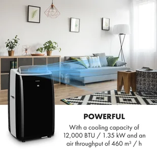 Klarstein Grandbreeze Eco 12K, klimatyzator 3w1, 460 m/h, 12000 BTU/1,35 kW ACO5-GrndBrzEco12KW - Klimatyzatory - miniaturka - grafika 3
