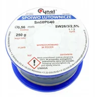 Akcesoria do lutowania - Cyna 056/250 Cyna fi0.56 Sn60Pb40 z topnikiem SW26 - miniaturka - grafika 1