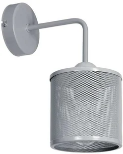Milagro Kinkiet LAMPA ścienna LOUISE 665 metalowa OPRAWA tuba siatka czarna 665 - Lampy ścienne - miniaturka - grafika 2