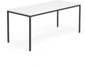 Biurka - AJ Biurko Modulus rama 4 nogi 1800x800 mm czarna rama białe 1611513 - miniaturka - grafika 1