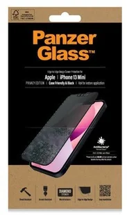 PanzerGlass Szkło ochronne Privacy na Apple iPhone 13 mini PROP2744)Czarne - Szkła hartowane na telefon - miniaturka - grafika 2