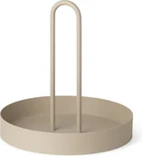 Akcesoria na biurko - Ferm Living Taca z uchwytem Grib beżowa 1104263309 - miniaturka - grafika 1
