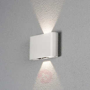 Konstmide Kinkiet zewnętrzny LED Chieri 2-pkt. 18 cm biały - Lampy ogrodowe - miniaturka - grafika 4
