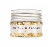 Podkłady do twarzy - KRYOLAN METALLIC FLAKES - Metaliczna folia w płatkach - ART. 03075/00 - SILVER KRYFFPL-WPL-01 - miniaturka - grafika 1