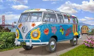 Kolekcjonerskie modele pojazdów - Revell Samochód VW T1 Samba Bus Flower Power 07050 - miniaturka - grafika 1