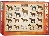 Puzzle - Eurographics konie 1000 elementów puzzle - miniaturka - grafika 1