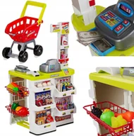 Zabawy w naśladowanie dorosłych - Duży Sklep Supermarket Kasa Sklepik Market Dźwięki - miniaturka - grafika 1