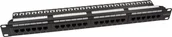 Szafy rack - LogiLink Patchpanel 19 kat 6 24-portowy UTP czarny NP0004A - miniaturka - grafika 1