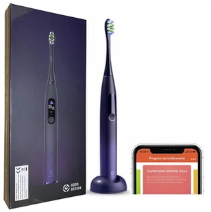 Xiaomi Oclean X Pro Fioletowy - Szczoteczki elektryczne - miniaturka - grafika 3