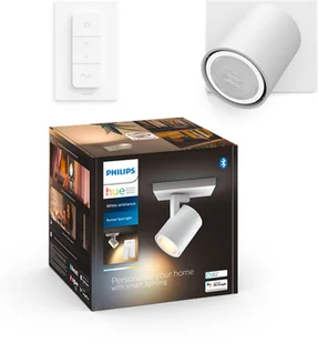 Philips Philips Hue Runner Pojedyncze oświetlenie punktowe - białe - z regulatorem przyciemniania 929003045801 - Systemy inteligentnych domów - miniaturka - grafika 2