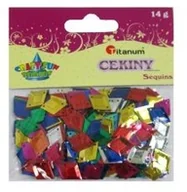 Dekoratorstwo - TITANUM Cekiny Diamenty 11mm 14g 284854 - miniaturka - grafika 1