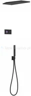 Zestawy prysznicowe - Tres Shower Technology zestaw prysznicowy czarny 09288551NM - miniaturka - grafika 1