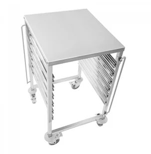 Royal Catering Wózek transportowy RCTW 6 GN 2/1 z półką 6xGN 10010352 RCTW 6 GN 2/1 - Wózki na żywność - miniaturka - grafika 4