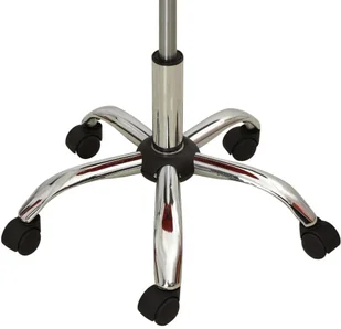 Fotel biurowy, krzesło biurowe VidaXL Taboret kosmetyczny, winna czerwień, sztuczna skóra 323689 VidaXL - Fotele i krzesła biurowe - miniaturka - grafika 6