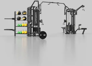 UpForm Wieża 6-stanowiskowa UF-T007 - UpForm UF-T007-k2t4 - Atlasy do ćwiczeń - miniaturka - grafika 2