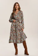 Sukienki - Zielona Sukienka Zellvia - miniaturka - grafika 1