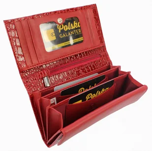 Marco (PL) Portfel Damski (PL) 16 cm Suwak Wewnątrz Skóra Naturalna PD-08 - Portfele - miniaturka - grafika 3