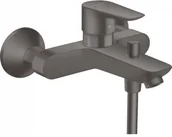 Baterie wannowe i prysznicowe - Hansgrohe Talis E wannowa natynkowa czarny chrom szczotkowany 71740340 - miniaturka - grafika 1