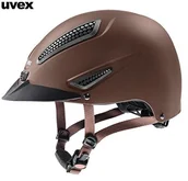 Kaski do jazdy konnej - BR Uvex do jazdy konnej kaski uvex kask jeździecki perfexxion II, brązowy, m-l (S4364800206) - miniaturka - grafika 1