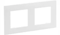 Klawisze i ramki - NILOE Step Ramka podwójna biała Legrand - miniaturka - grafika 1