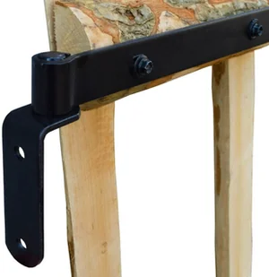 vidaxl Drewniana furtka, leszczyna, 100x90 cm - Bramy garażowe - miniaturka - grafika 5