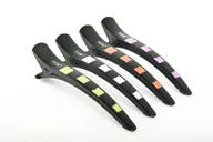 Pozostałe akcesoria fryzjerskie - Fox Profesjonalne klipsy Soft 4szt - miniaturka - grafika 1