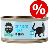 Mokra karma dla kotów - Cosma Megapakiet Nature, 48 x 70 g - Tuńczyk i wołowina - miniaturka - grafika 1