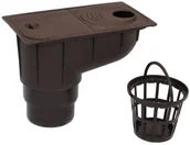 Rynny i akcesoria - Osadnik rynnowy 5 - 12 5 cm brązowy - miniaturka - grafika 1