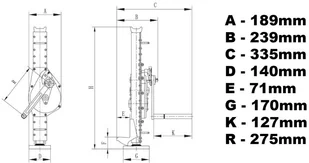 443 DOSTAWA GRATIS! 44366767 Korbowy podnośnik kolejowy zębatkowy udźwig 5000kg wysokość 730mm) 66767-uniw - Wyposażenie gospodarstwa rolnego 443 DOSTAWA GRATIS! 44366767 Korbowy podnośnik kolejowy zębatkowy udźwig 5000kg wysokość 730mm) 66767-uniw - Wyposażenie gospodarstwa rolnego - miniaturka - grafika 2
