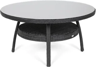 HOME &amp; GARDEN HOME & GARDEN Meble ogrodowe technorattanowe Bristol Round Elegant 150 cm Grey / Grey Melange 6+1 116972 - Meble ogrodowe - miniaturka - grafika 3