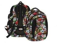 St. Majewski Plecak 17" 4 komory BP4 Bottle Caps St.Right 712592 - Plecaki - miniaturka - grafika 12