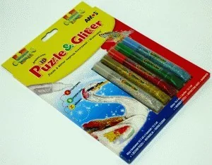 Amos Puzzle przestrzenne Łabędź + klej z brokatem - Zabawki kreatywne - miniaturka - grafika 2