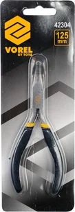 VOREL szczypce wydłużone wygięte 125mm 42304 - Kombinerki i obcęgi - miniaturka - grafika 3