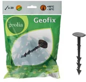Agrowłókniny - GEOLIA Kołki do agrowłóknin i tkanin ogrodniczych 12,5 cm 20 szt. GEOLIA - miniaturka - grafika 1