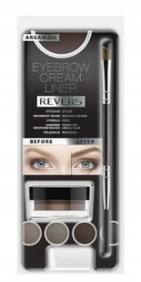 Revers Revers Eyebrow Cream Liner Set Zestaw Do Stylizacji Brwi Kremowy Liner + Pędzelek Blonde - Pomada do brwi - miniaturka - grafika 2
