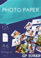Papier do drukarek - Gp toner Papier Fotograficzny Błyszczący 10x15 A6 4R 200g 100 szt PAP-A6-FOTO200 x2 PAP-A6-FOTO200 x2 - miniaturka - grafika 1
