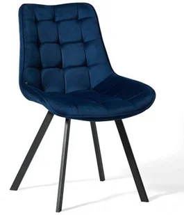 EMWOmeble KRZESŁO TAPICEROWANE WELUR POPIEL DC-6030 6030-JPW - Krzesła - miniaturka - grafika 2