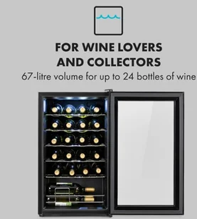 Klarstein HEA-Shiraz 24 slim - Chłodziarki do wina - miniaturka - grafika 5