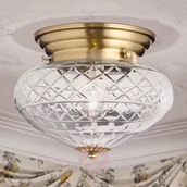 Lampy sufitowe - Orion Szlifowana ręcznie lampa sufitowa ENNA, śr. 31 cm - miniaturka - grafika 1