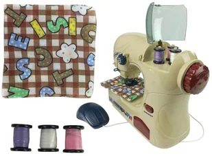 Lean Maszyna Do Szycia Na Baterie Krawcowa Dźwięk Światło 8314 - Zabawki AGD - miniaturka - grafika 4