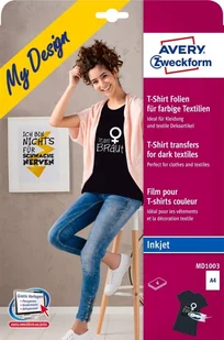 Avery Zweckform Zweckform prasowanka papier na ciemne koszulki biały A4 4 arkusze do drukarek atramentowych O - Papier do drukarek - miniaturka - grafika 5