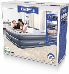 Bestway Materac Dmuchany Z Pompką 226 x 152 x 84 cm Bestway 67925 LT-4316-0 - Materace turystyczne - miniaturka - grafika 16