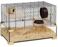 Klatki dla gryzoni - Ferplast Naarium Karat, kompletne wyposażenie, czarne, czarny - miniaturka - grafika 1