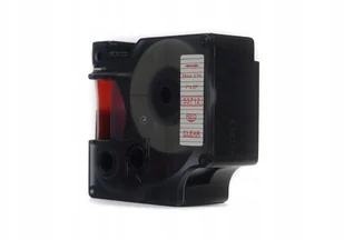 Dymo JetWorld Taśma D1 Czerwony na Przezroczystym 24mm x 7m 53712) stron JWT-D53712N - Taśmy do drukarek barwiące - miniaturka - grafika 2
