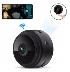 Techonic KAMERA mini szpiegowska bezprzewodowa USB A9 (czarna) WEB CAM MINI A9 - Minikamery i aparaty szpiegowskie - miniaturka - grafika 2