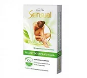 Depilacja - Joanna Sensual plastry do depilacji ciała włosy mocne 12szt + oliwka łagodząca podrażnienia 10ml - miniaturka - grafika 1
